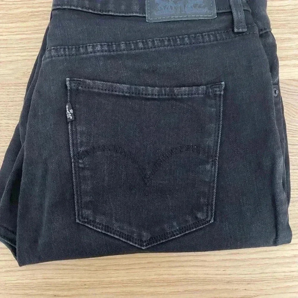 Levis 311 Shaping Skinny Black Wash Jeans Sz 29 - Picture 5 of 13